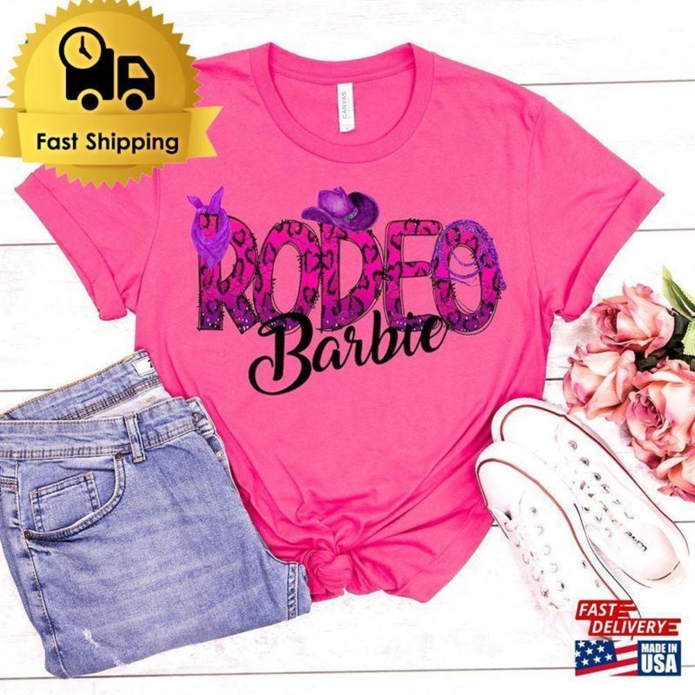 Rodeo Barbie Shirt For Party Oppenheimer Classic - Picture 1 of 4